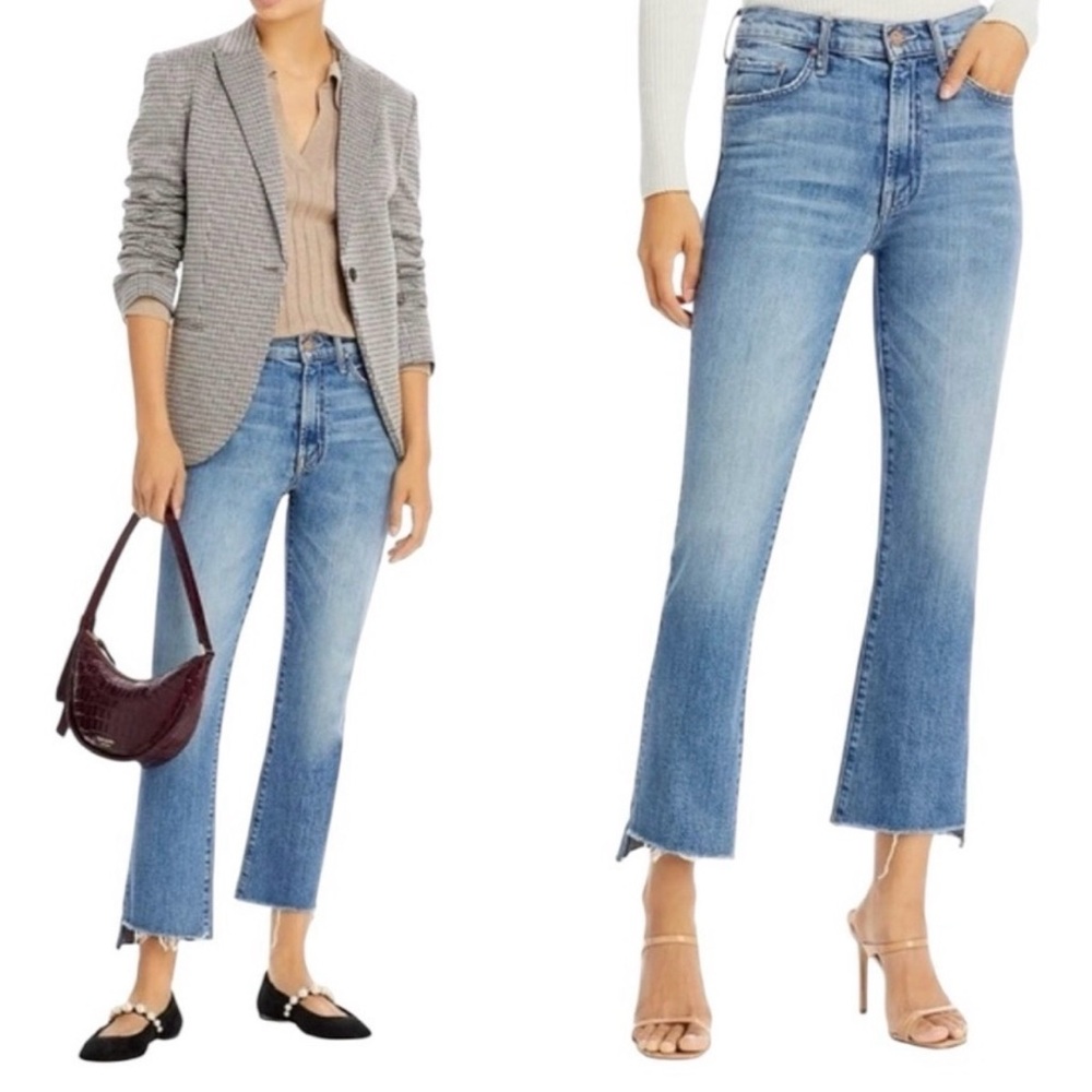 MOTHER Insider Crop Step Fray Jeans size 29, color Confess